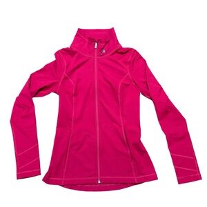 Under Armour - Women’s Full Zip High-Collar Pink Jacket - Size S